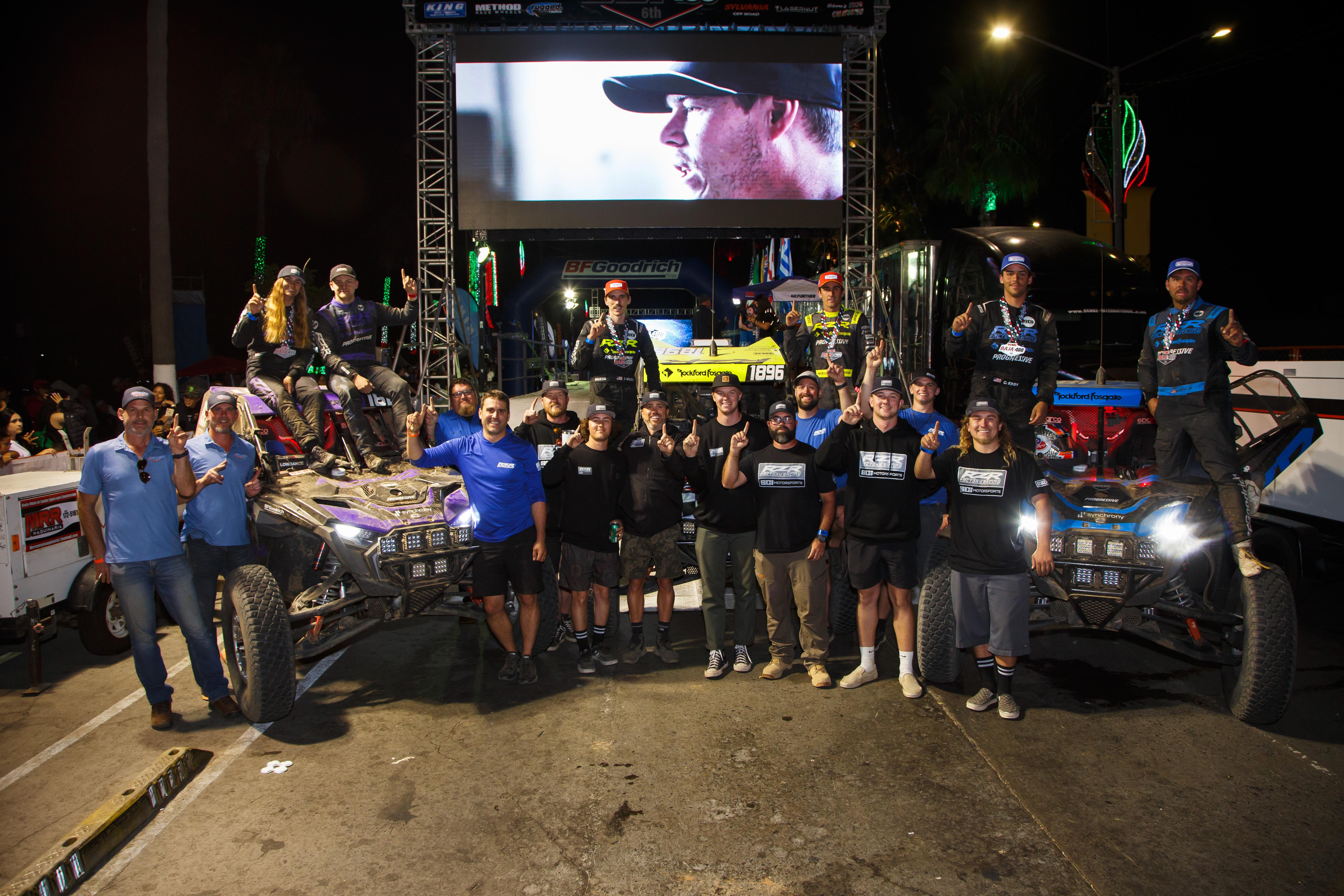 Historic Clean Sweep of Dakar, King of the Hammers, Mint 400, Vegas to Reno, and the SCORE Series Highlights the Absolute Dominance of Polaris RZR Pro R Factory Machines