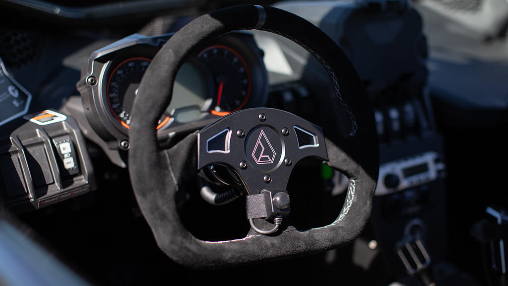 Assault Industries Ballistic D Suede UTV Steering Wheel