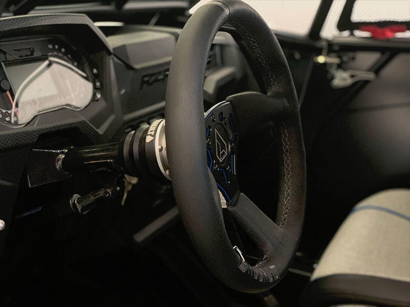 Assault Industries Steering Wheel Installed