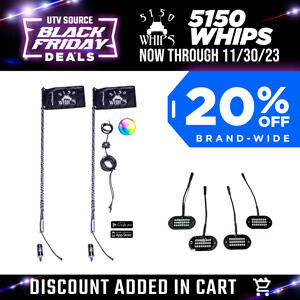 5150 LED Whips ON SALE BLACK FRIDAY CYBER MONDAY 