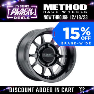 Method UTV Wheels ON SALE BLACK FRIDAY CYBER MONDAY 