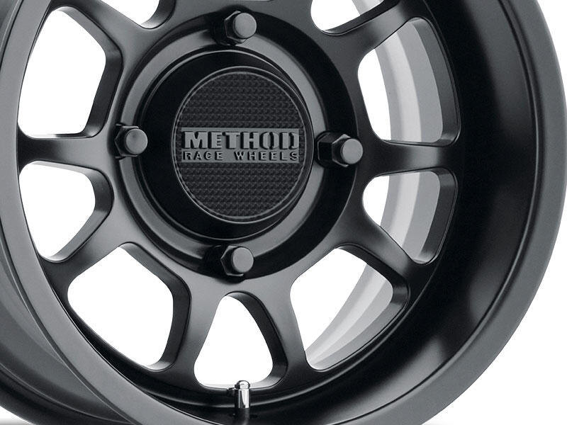 Matte Black Method Race Wheels - 409 Bead Grip UTV Wheels (Closeup)