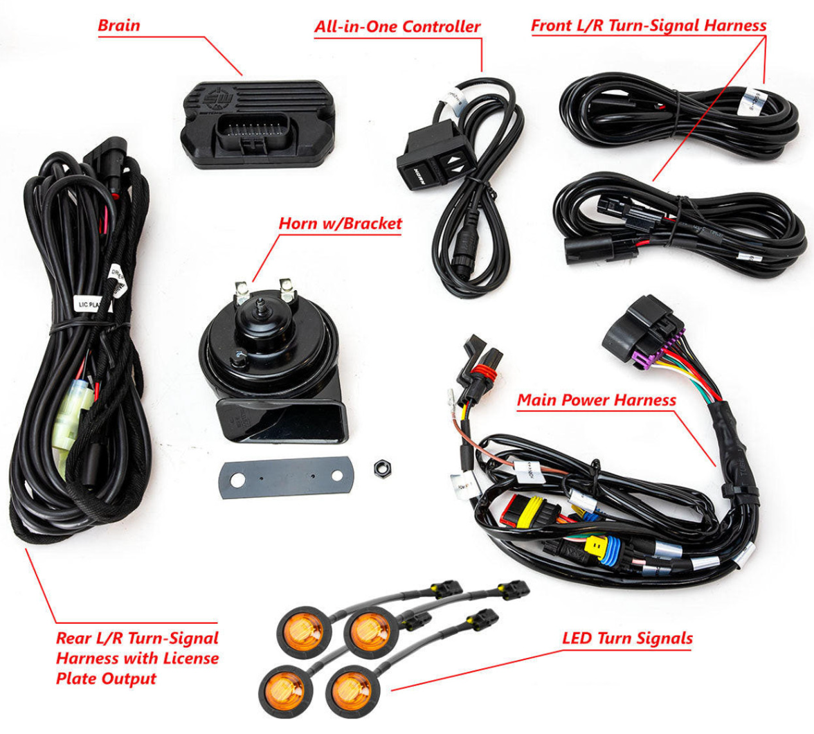 Tango2 Universal Turn-Signal Kit with All-In-One Controller